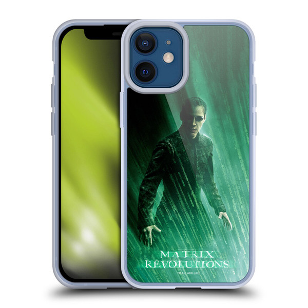 The Matrix Revolutions Key Art Neo 3 Soft Gel Case for Apple iPhone 12 Mini