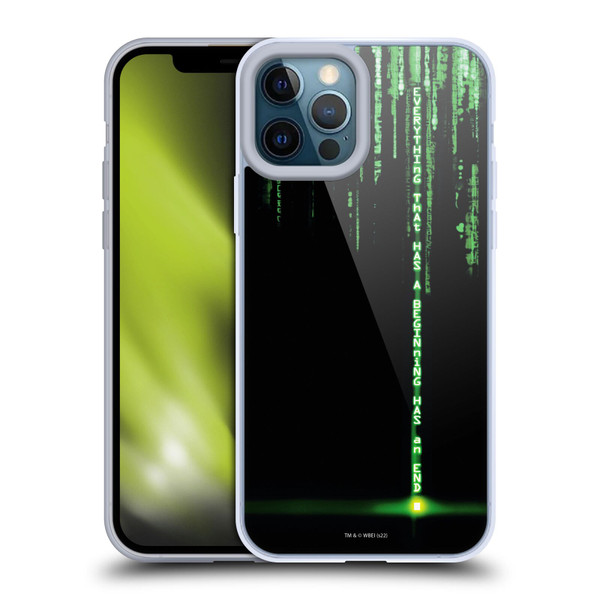 The Matrix Revolutions Key Art Everything That Has Beginning Soft Gel Case for Apple iPhone 12 Pro Max