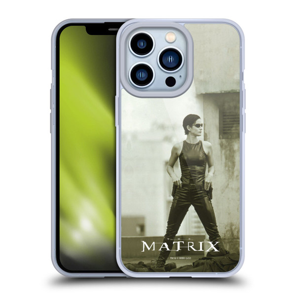The Matrix Key Art Trinity Soft Gel Case for Apple iPhone 13 Pro