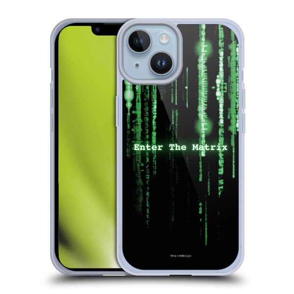 The Matrix Key Art Enter The Matrix Soft Gel Case for Apple iPhone 14