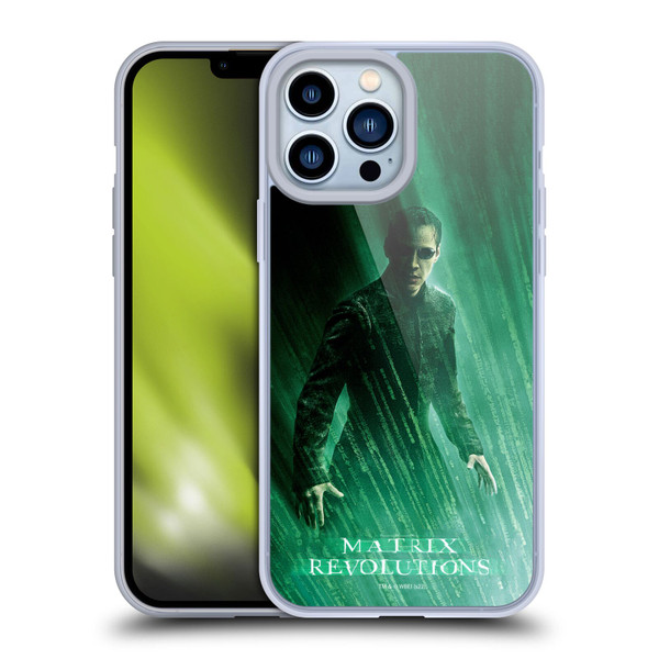 The Matrix Revolutions Key Art Neo 3 Soft Gel Case for Apple iPhone 13 Pro Max