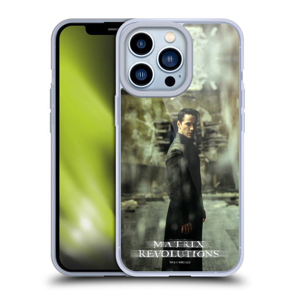 The Matrix Revolutions Key Art Neo 2 Soft Gel Case for Apple iPhone 13 Pro
