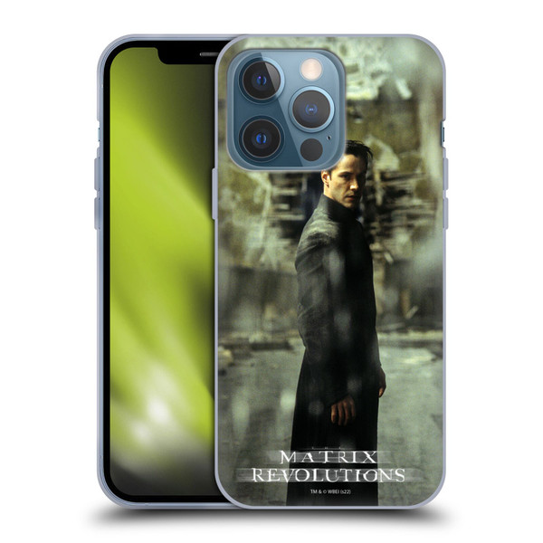 The Matrix Revolutions Key Art Neo 2 Soft Gel Case for Apple iPhone 13 Pro
