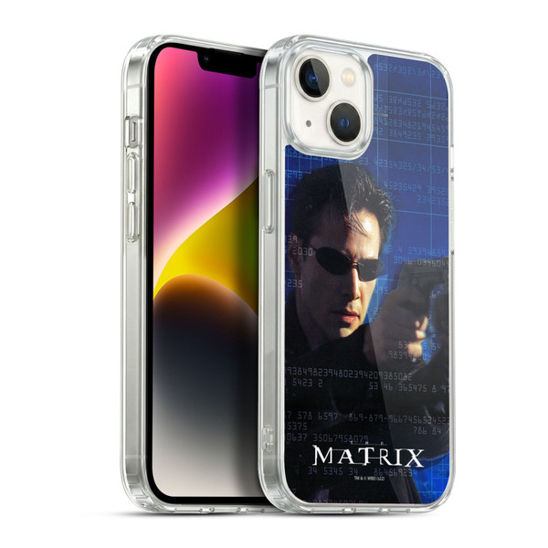 The Matrix Key Art Neo 1 Soft Gel Case for Apple iPhone 14 Plus & MagSafe