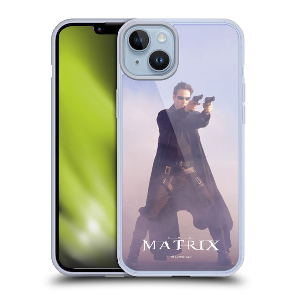 The Matrix Key Art Neo 2 Soft Gel Case for Apple iPhone 14 Plus
