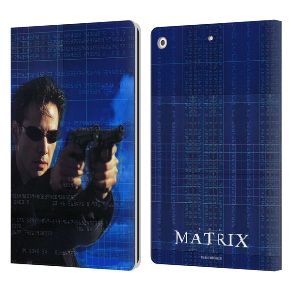 The Matrix Key Art Neo 1 Leather Book Wallet Case Cover For Apple iPad 10.2 2019/2020/2021