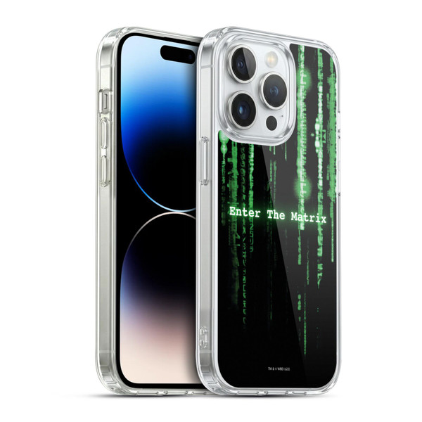 The Matrix Key Art Enter The Matrix Soft Gel Case for Apple iPhone 14 Pro & MagSafe