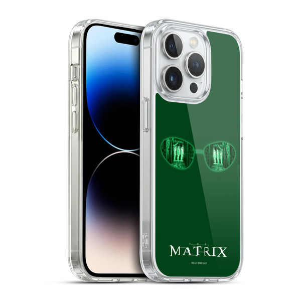 The Matrix Key Art Glass Soft Gel Case for Apple iPhone 14 Pro & MagSafe
