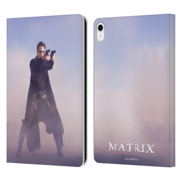 The Matrix Key Art Neo 2 Leather Book Wallet Case Cover For Apple iPad 10.9 (2022)