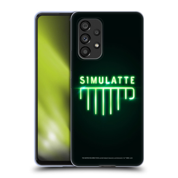 The Matrix Resurrections Key Art Simulatte Soft Gel Case for Samsung Galaxy A53 5G (2022)