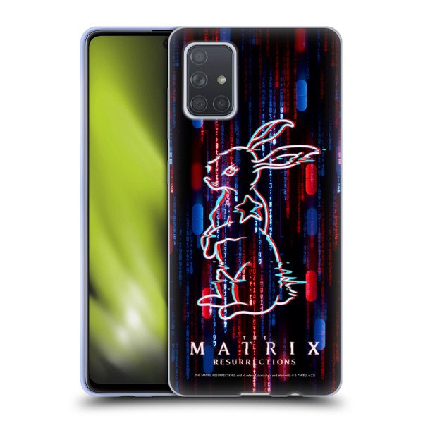 The Matrix Resurrections Key Art Choice Is An Illusion Soft Gel Case for Samsung Galaxy A71 (2019)