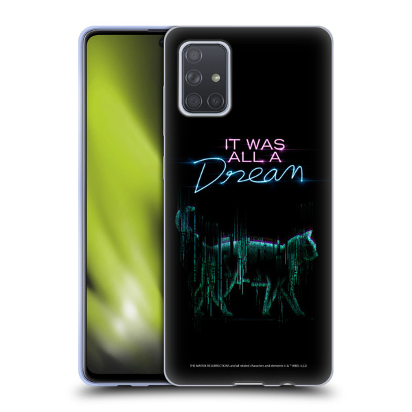 The Matrix Resurrections Key Art It Was All A Dream Soft Gel Case for Samsung Galaxy A71 (2019)
