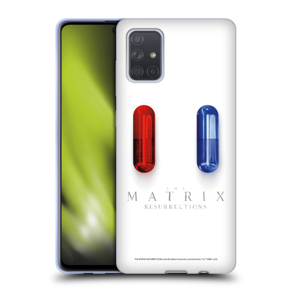 The Matrix Resurrections Key Art Poster Soft Gel Case for Samsung Galaxy A71 (2019)
