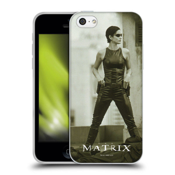 The Matrix Key Art Trinity Soft Gel Case for Apple iPhone 5c