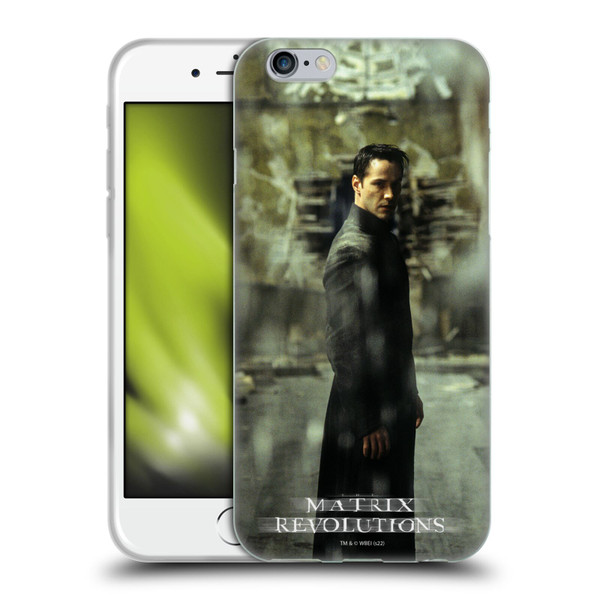 The Matrix Revolutions Key Art Neo 2 Soft Gel Case for Apple iPhone 6 / iPhone 6s