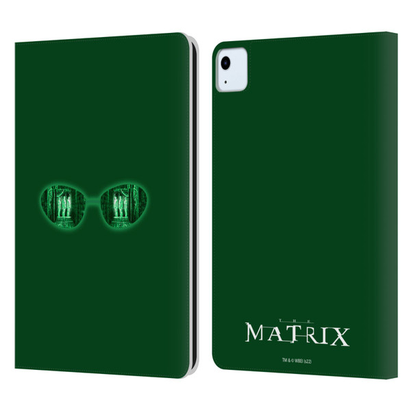 The Matrix Key Art Glass Leather Book Wallet Case Cover For Apple iPad Air 2020 / 2022