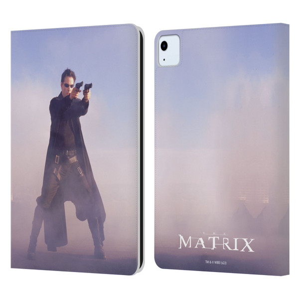 The Matrix Key Art Neo 2 Leather Book Wallet Case Cover For Apple iPad Air 2020 / 2022