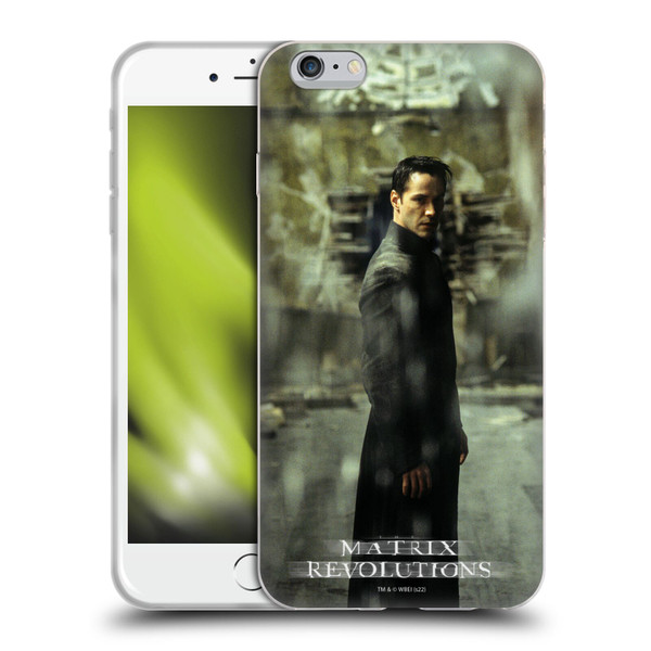 The Matrix Revolutions Key Art Neo 2 Soft Gel Case for Apple iPhone 6 Plus / iPhone 6s Plus