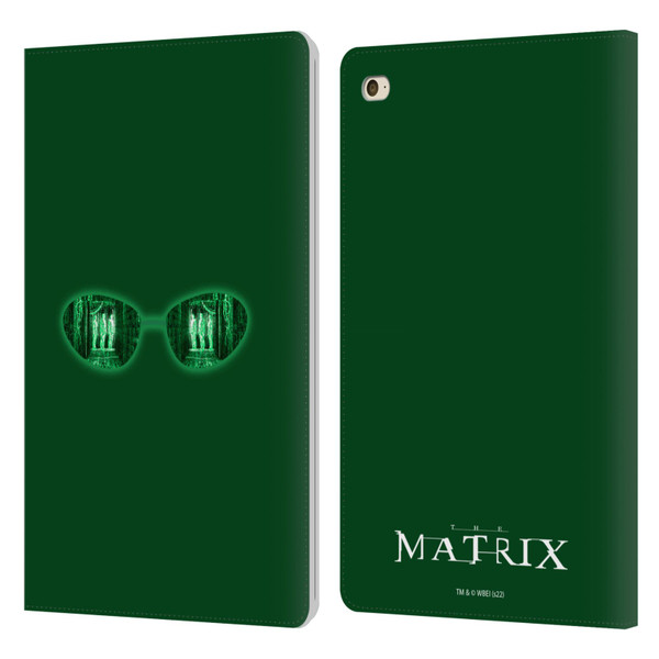 The Matrix Key Art Glass Leather Book Wallet Case Cover For Apple iPad mini 4