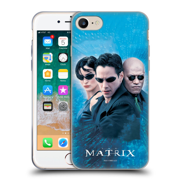 The Matrix Key Art Group 3 Soft Gel Case for Apple iPhone 7 / 8 / SE 2020 & 2022