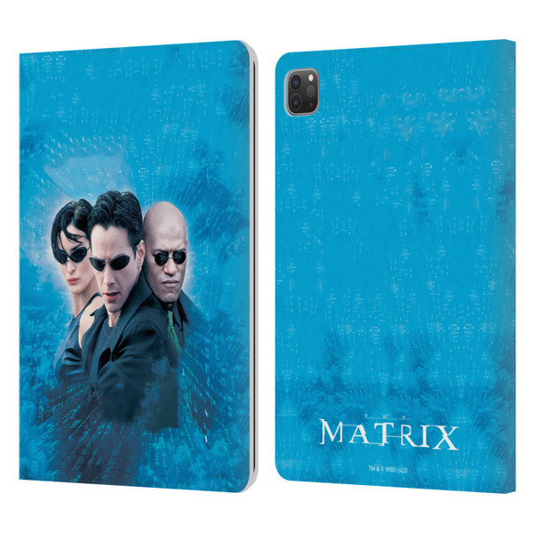 The Matrix Key Art Group 3 Leather Book Wallet Case Cover For Apple iPad Pro 11 2020 / 2021 / 2022