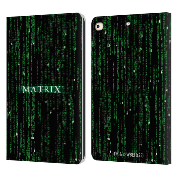 The Matrix Key Art Codes Leather Book Wallet Case Cover For Apple iPad 9.7 2017 / iPad 9.7 2018