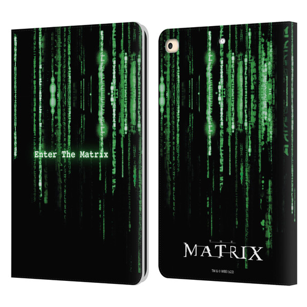 The Matrix Key Art Enter The Matrix Leather Book Wallet Case Cover For Apple iPad 9.7 2017 / iPad 9.7 2018