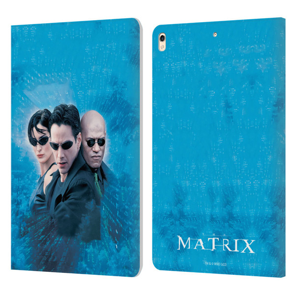 The Matrix Key Art Group 3 Leather Book Wallet Case Cover For Apple iPad Pro 10.5 (2017)