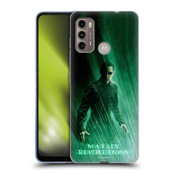 The Matrix Revolutions Key Art Neo 3 Soft Gel Case for Motorola Moto G60 / Moto G40 Fusion