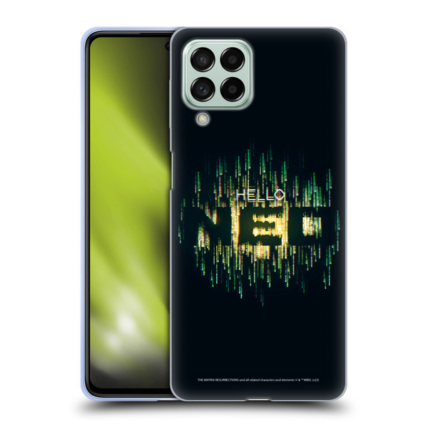 The Matrix Resurrections Key Art Hello Neo Soft Gel Case for Samsung Galaxy M53 (2022)