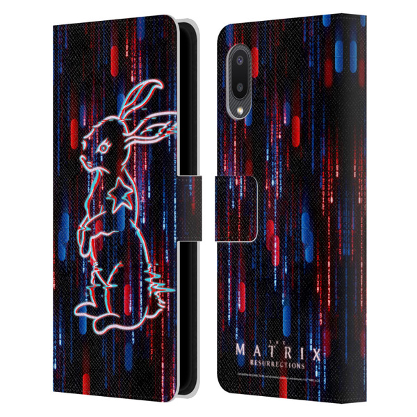 The Matrix Resurrections Key Art Choice Is An Illusion Leather Book Wallet Case Cover For Samsung Galaxy A02/M02 (2021)