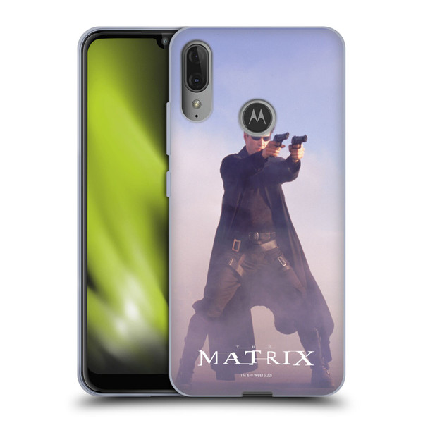 The Matrix Key Art Neo 2 Soft Gel Case for Motorola Moto E6 Plus