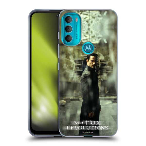 The Matrix Revolutions Key Art Neo 2 Soft Gel Case for Motorola Moto G71 5G