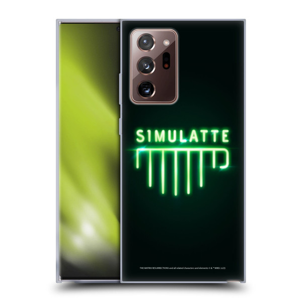 The Matrix Resurrections Key Art Simulatte Soft Gel Case for Samsung Galaxy Note20 Ultra / 5G
