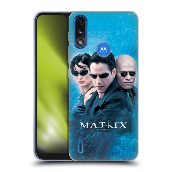 The Matrix Key Art Group 3 Soft Gel Case for Motorola Moto E7 Power / Moto E7i Power