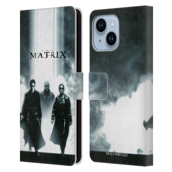 The Matrix Key Art Group 2 Leather Book Wallet Case Cover For Apple iPhone 14 Plus