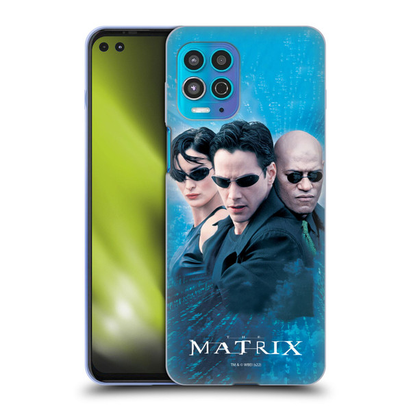 The Matrix Key Art Group 3 Soft Gel Case for Motorola Moto G100