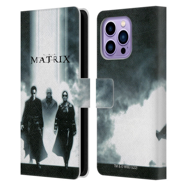 The Matrix Key Art Group 2 Leather Book Wallet Case Cover For Apple iPhone 14 Pro Max