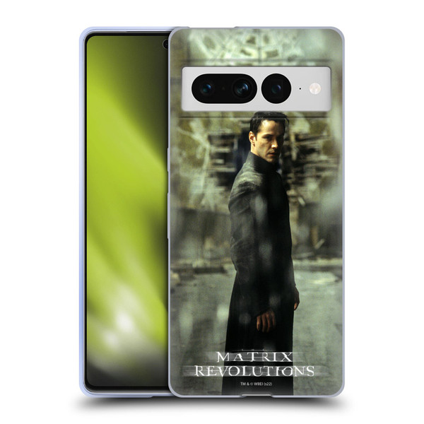 The Matrix Revolutions Key Art Neo 2 Soft Gel Case for Google Pixel 7 Pro