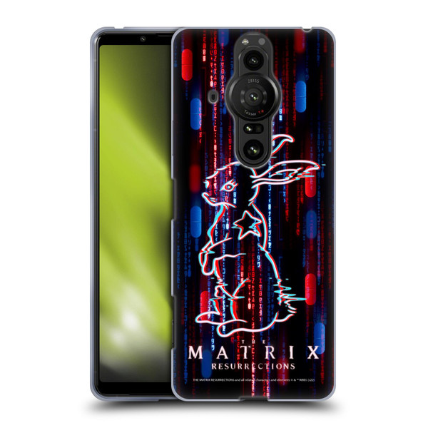 The Matrix Resurrections Key Art Choice Is An Illusion Soft Gel Case for Sony Xperia Pro-I