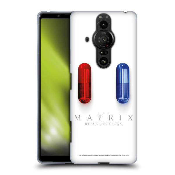 The Matrix Resurrections Key Art Poster Soft Gel Case for Sony Xperia Pro-I