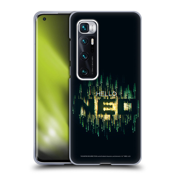 The Matrix Resurrections Key Art Hello Neo Soft Gel Case for Xiaomi Mi 10 Ultra 5G