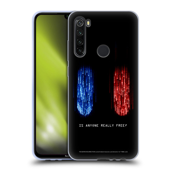 The Matrix Resurrections Key Art Is Anyone Really Free Soft Gel Case for Xiaomi Redmi Note 8T