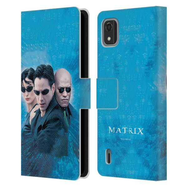 The Matrix Key Art Group 3 Leather Book Wallet Case Cover For Nokia C2 2nd Edition