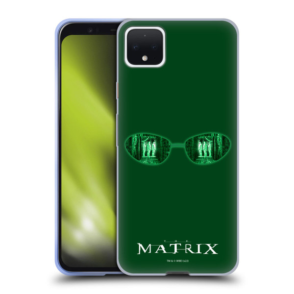 The Matrix Key Art Glass Soft Gel Case for Google Pixel 4 XL