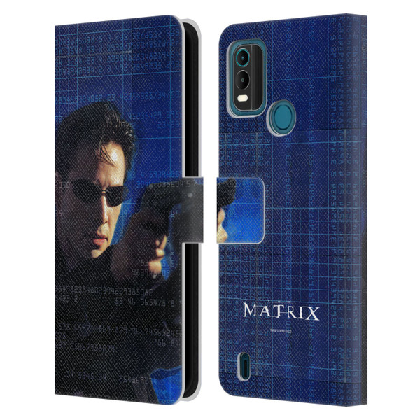 The Matrix Key Art Neo 1 Leather Book Wallet Case Cover For Nokia G11 Plus
