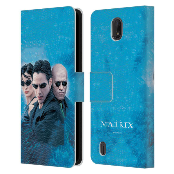 The Matrix Key Art Group 3 Leather Book Wallet Case Cover For Nokia C01 Plus/C1 2nd Edition