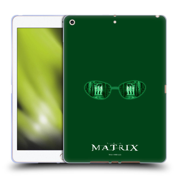 The Matrix Key Art Glass Soft Gel Case for Apple iPad 10.2 2019/2020/2021
