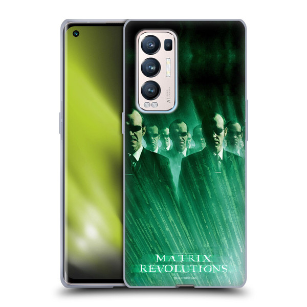 The Matrix Revolutions Key Art Smiths Soft Gel Case for OPPO Find X3 Neo / Reno5 Pro+ 5G