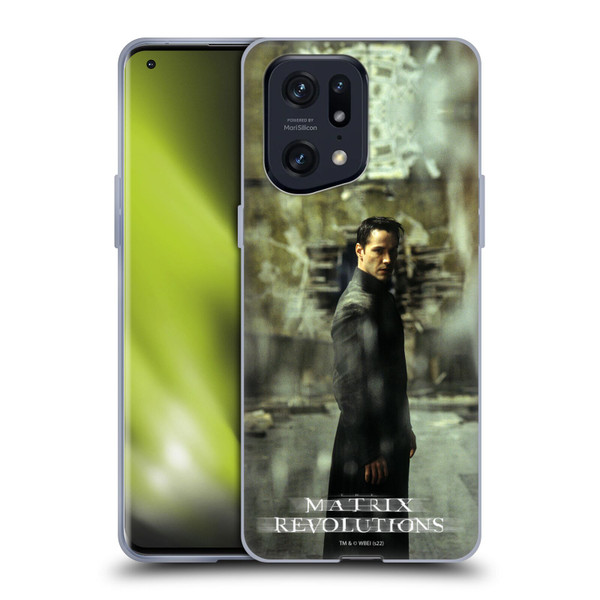 The Matrix Revolutions Key Art Neo 2 Soft Gel Case for OPPO Find X5 Pro